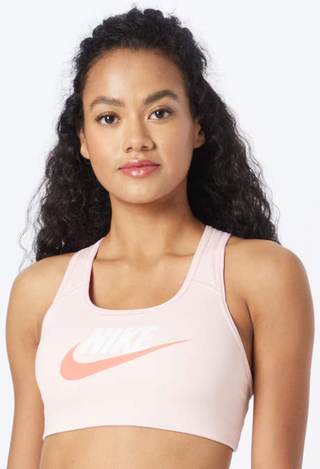 Růžová sportovní podprsenka Nike Futura