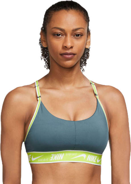 Sportovní podprsenka Nike W NK DR INDY LOGO BRA