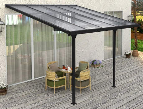 Zahradní hliníková pergola BRUCE 3x3m