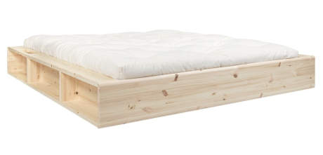Dvoulůžková postel z masivního dřeva Comfort Mat Karup Design Ziggy